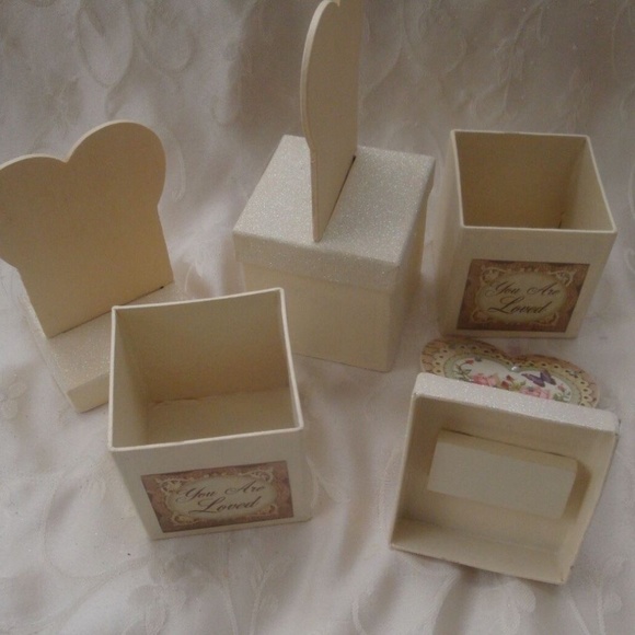 💘 Love Gift Trinket Box w Dummy Board Heart Top New *CHOICE - Picture 2 of 6